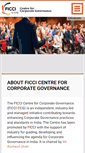 Mobile Screenshot of ficci-ccg.com